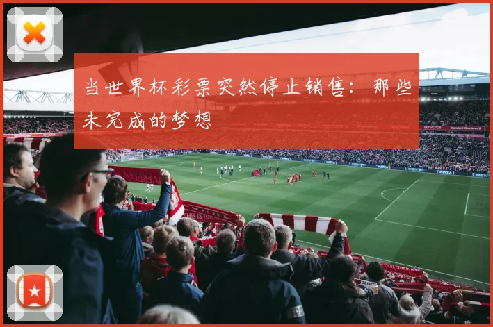 当世界杯彩票突然停止销售:那些未完成的梦想